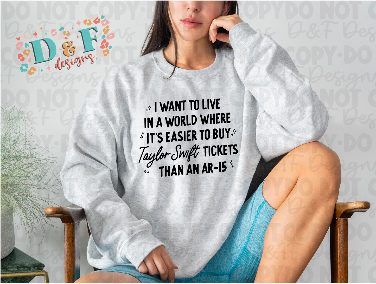 Easier to buy Taylor Swift Tickets than an AR-15 Shirt