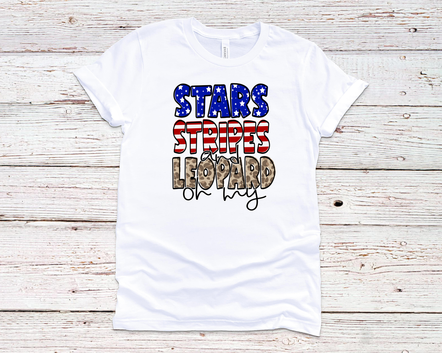 Star, Stripes, and Leopard (oh my)