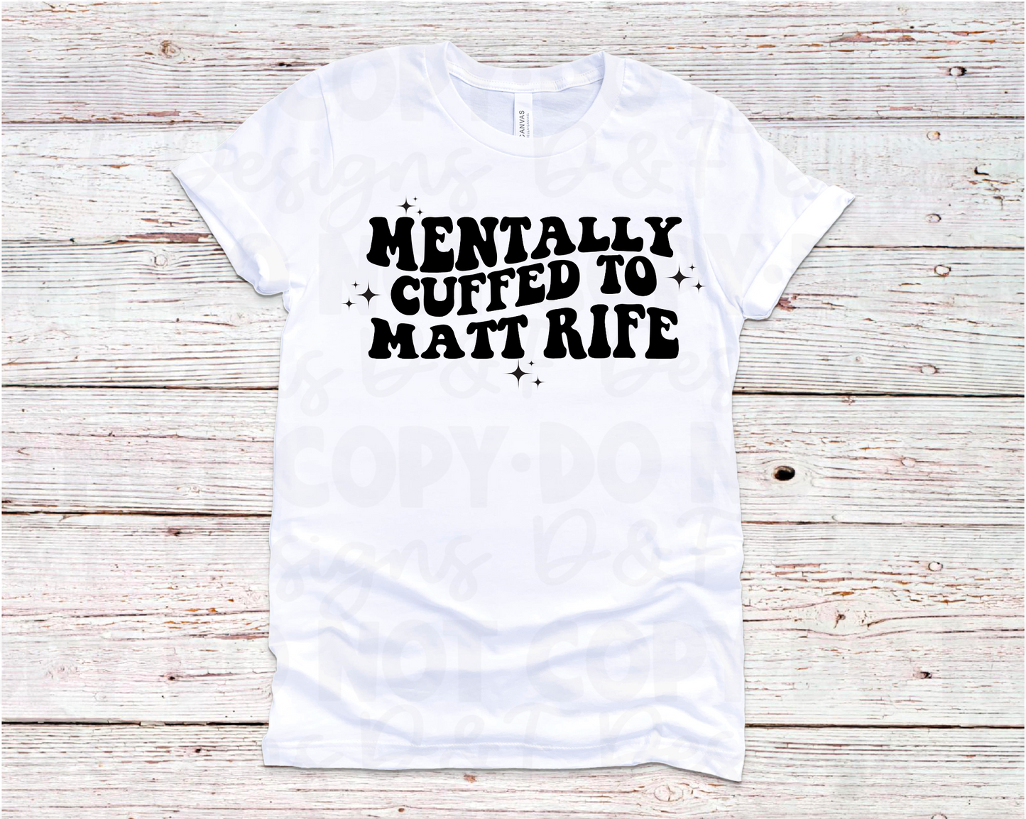 Mentally cuffed to Matt Rife Tee
