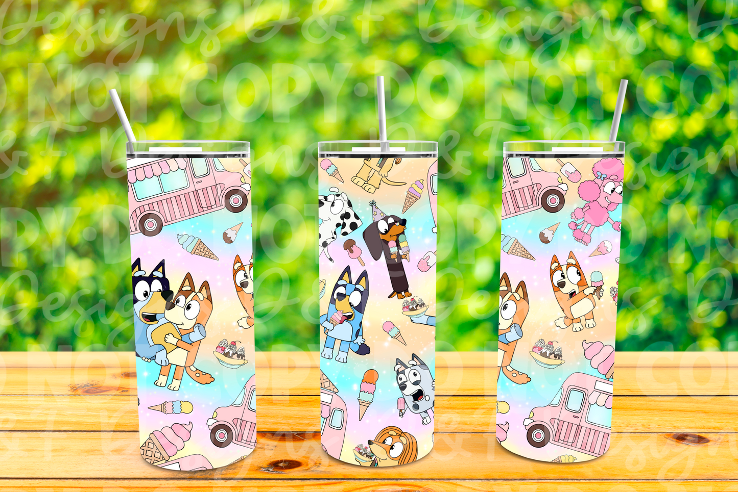 Ice Cream Heeler Sublimation Tumbler