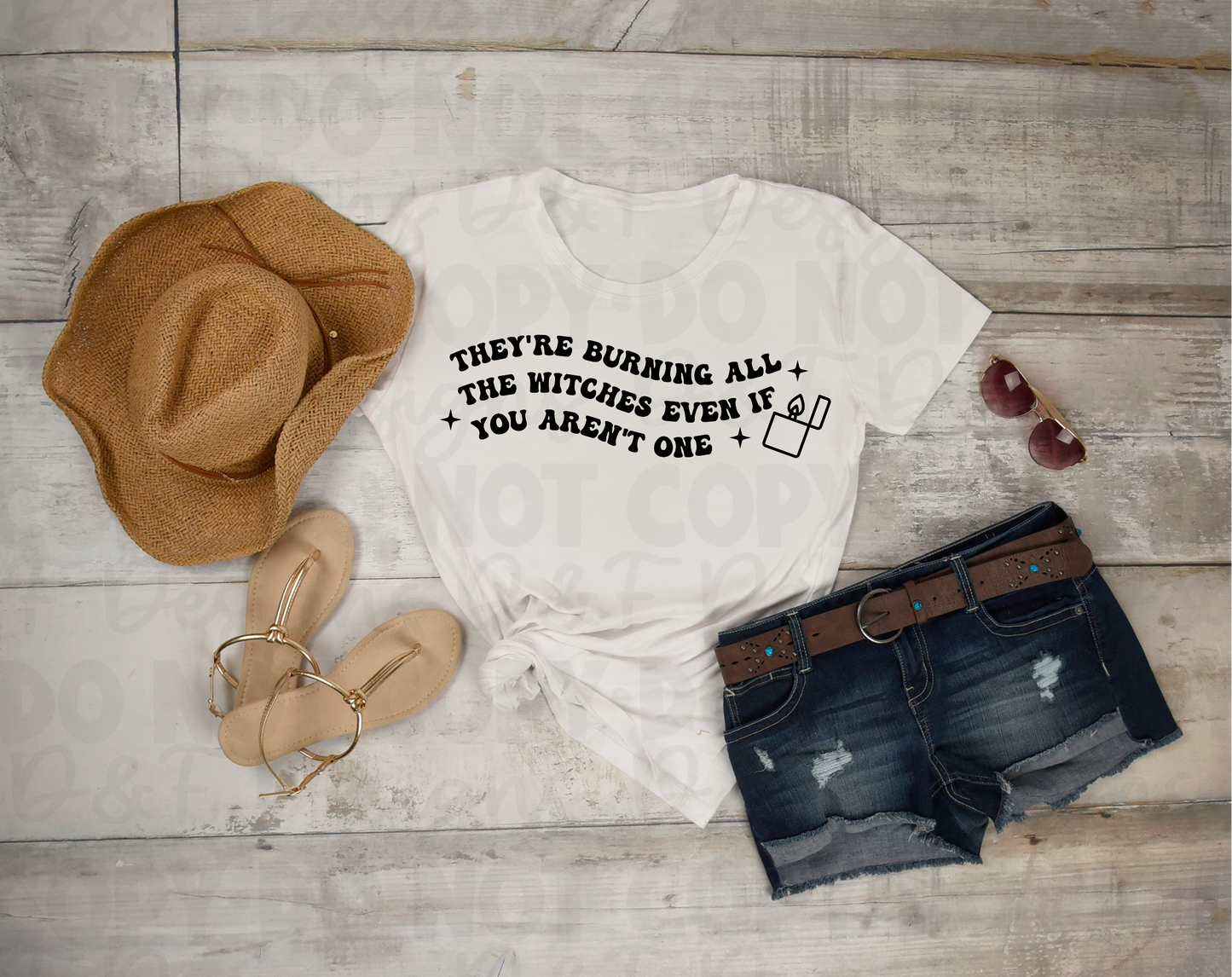 Burning All The Witches Shirt