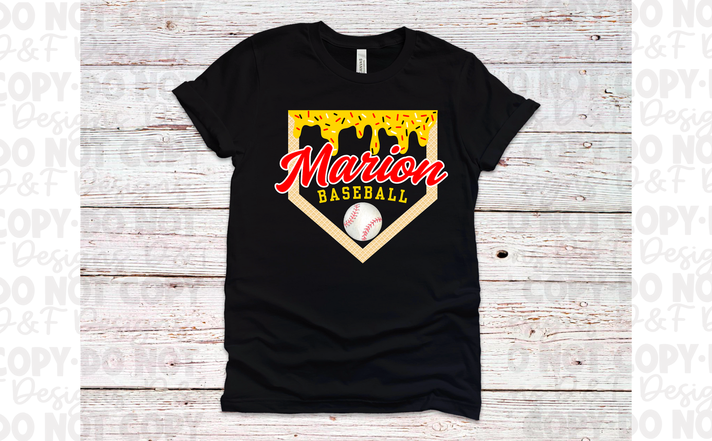 Baseball Team Drip Shirt