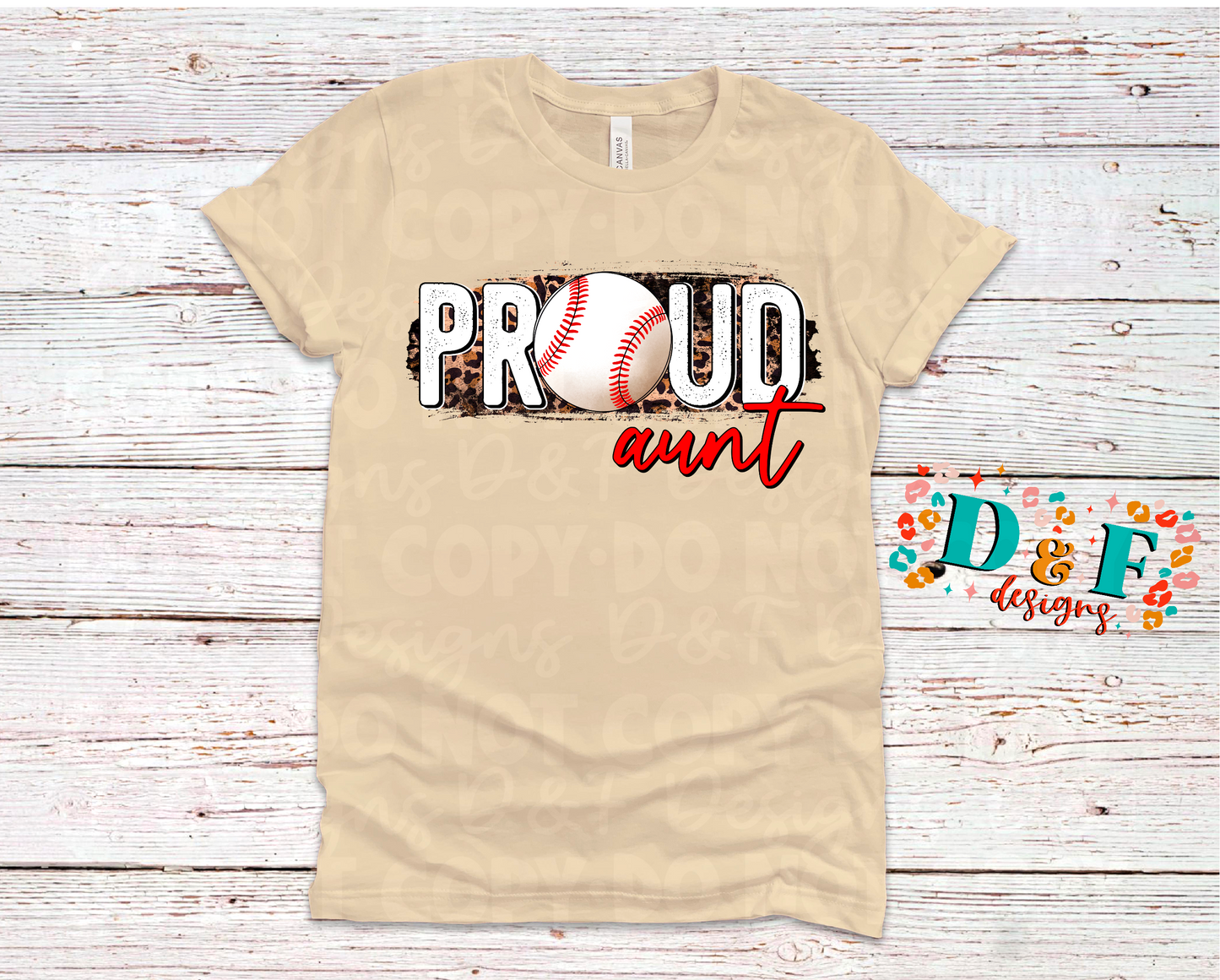 Proud Aunt Baseball Shirt