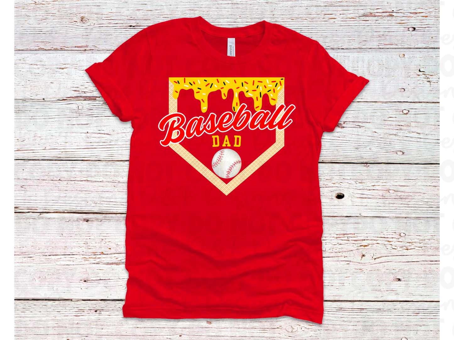 Baseball Dad Drip Shirt