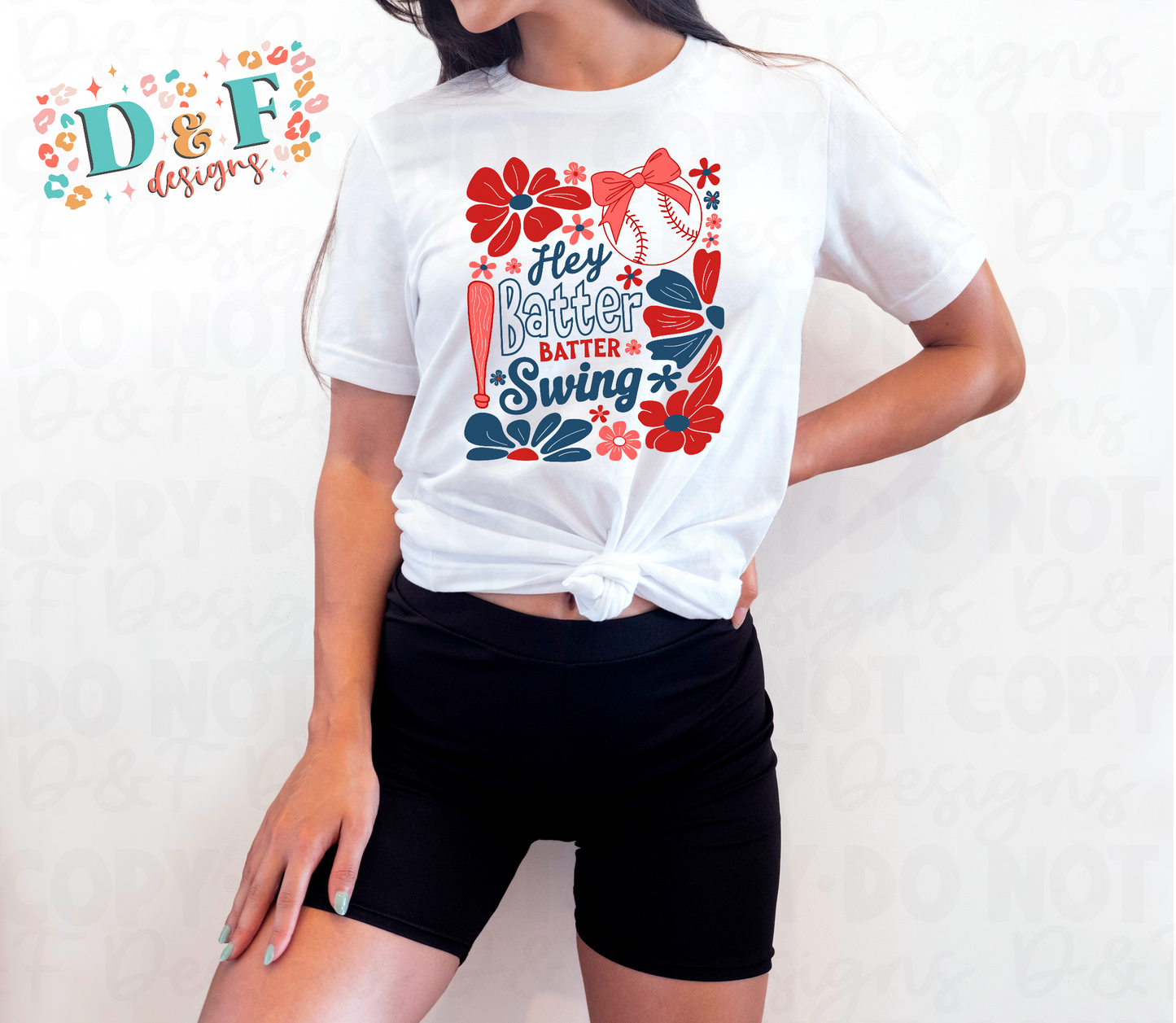 Hey Batter Batter Swing Floral Shirt