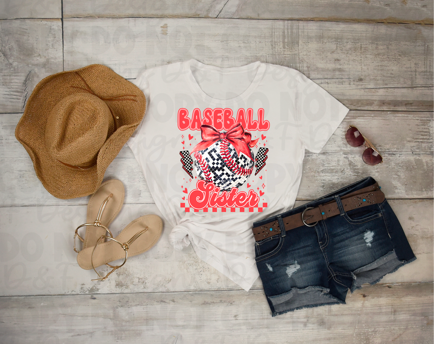 Baseball Family Disco Ball T-Shirt
