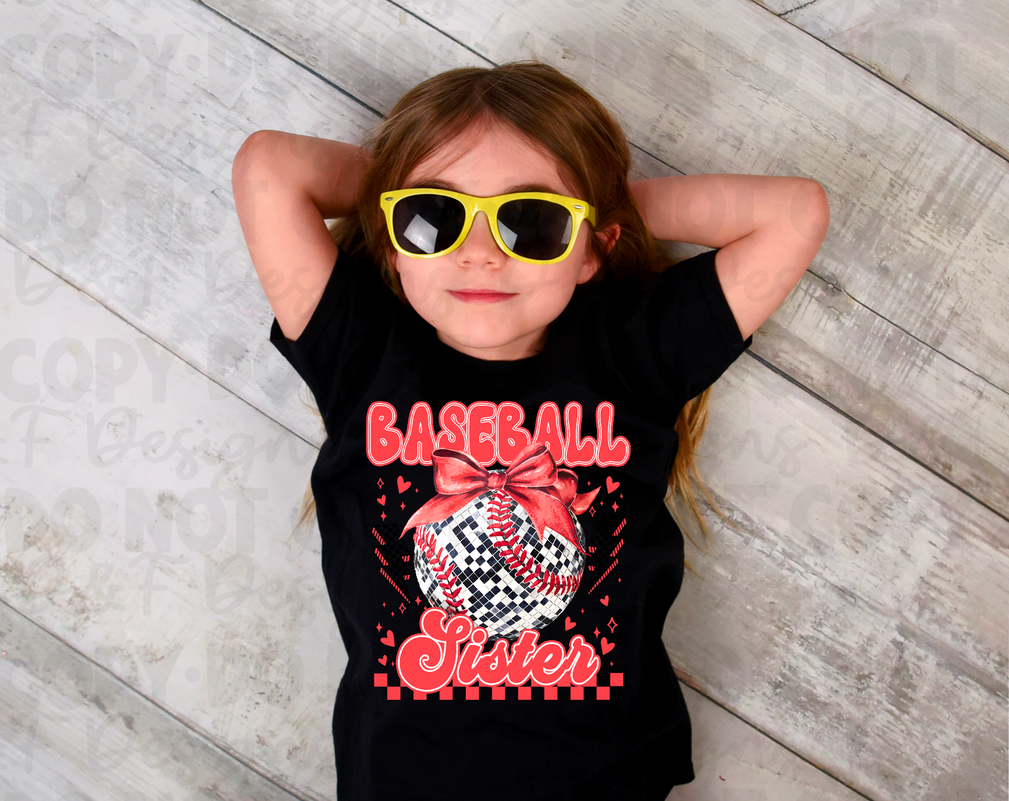 Baseball Family Disco Ball T-Shirt