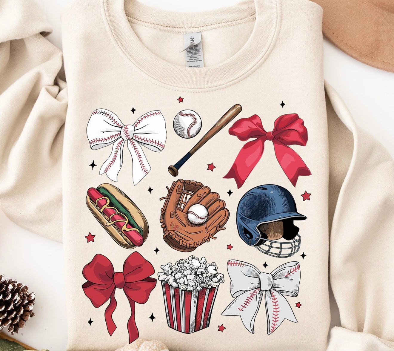 Bows and Baseball Shirt