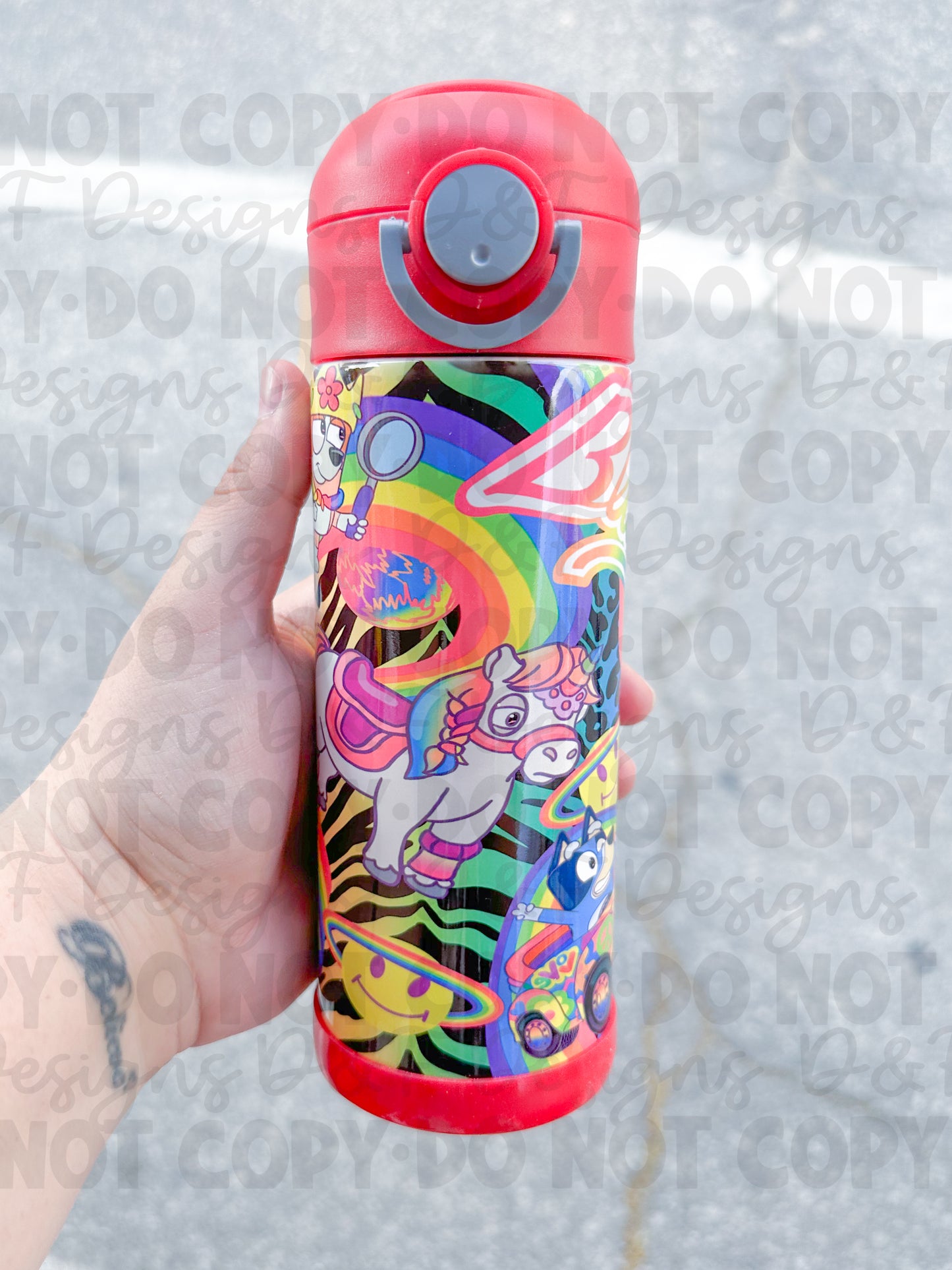 Heeler Neon Sublimation Tumbler