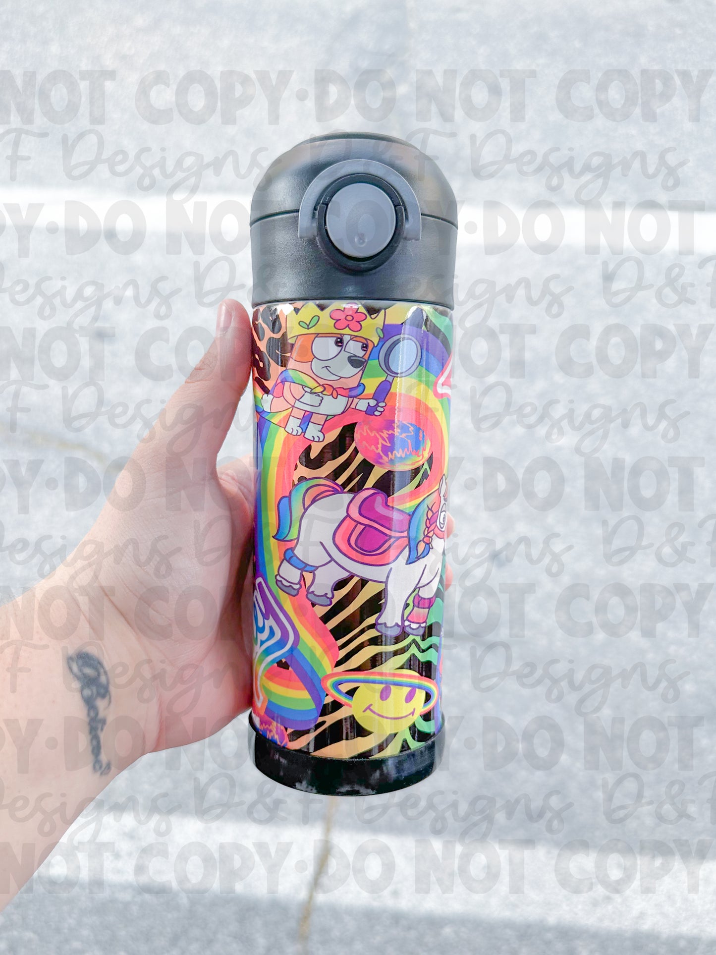 Heeler Neon Sublimation Tumbler