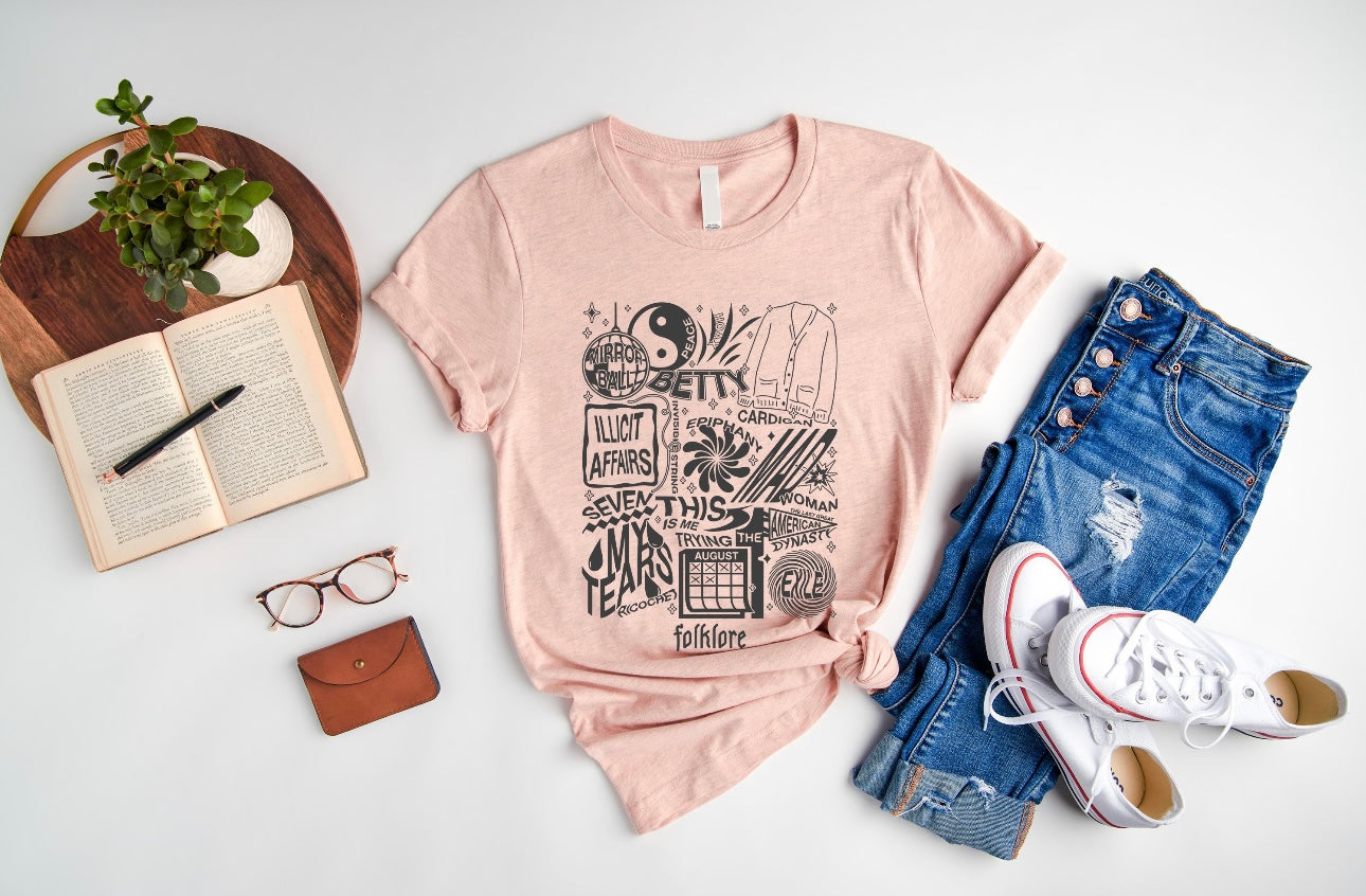 Folklore Tracklist Shirt