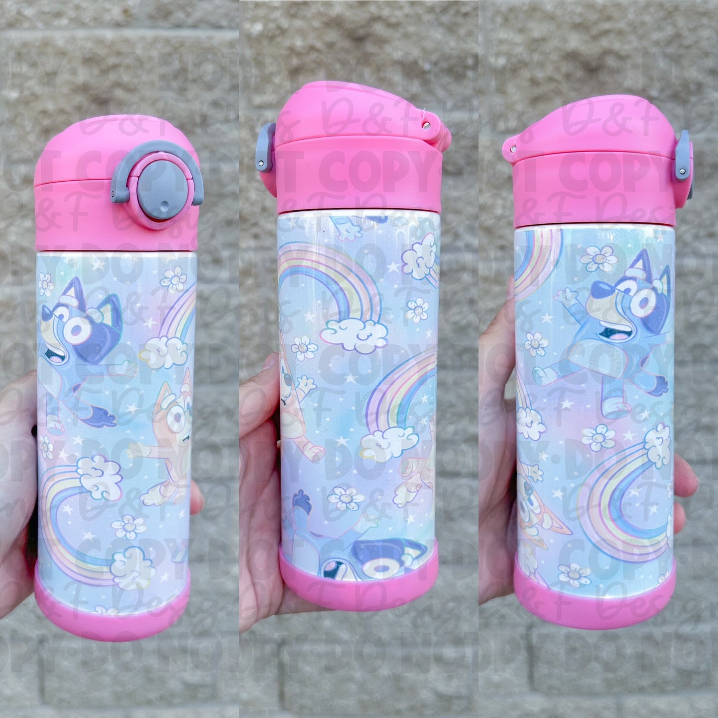 Pastel Rainbow Sublimation Tumbler