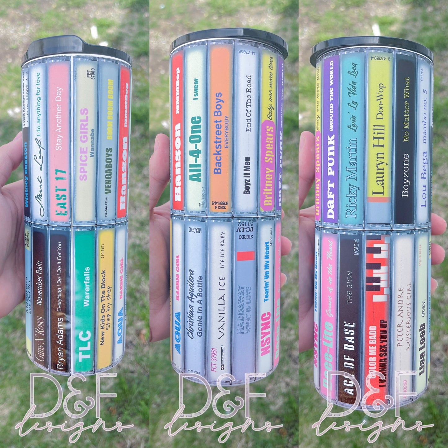 90's/2000's Cassette Tape Sublimation Tumbler