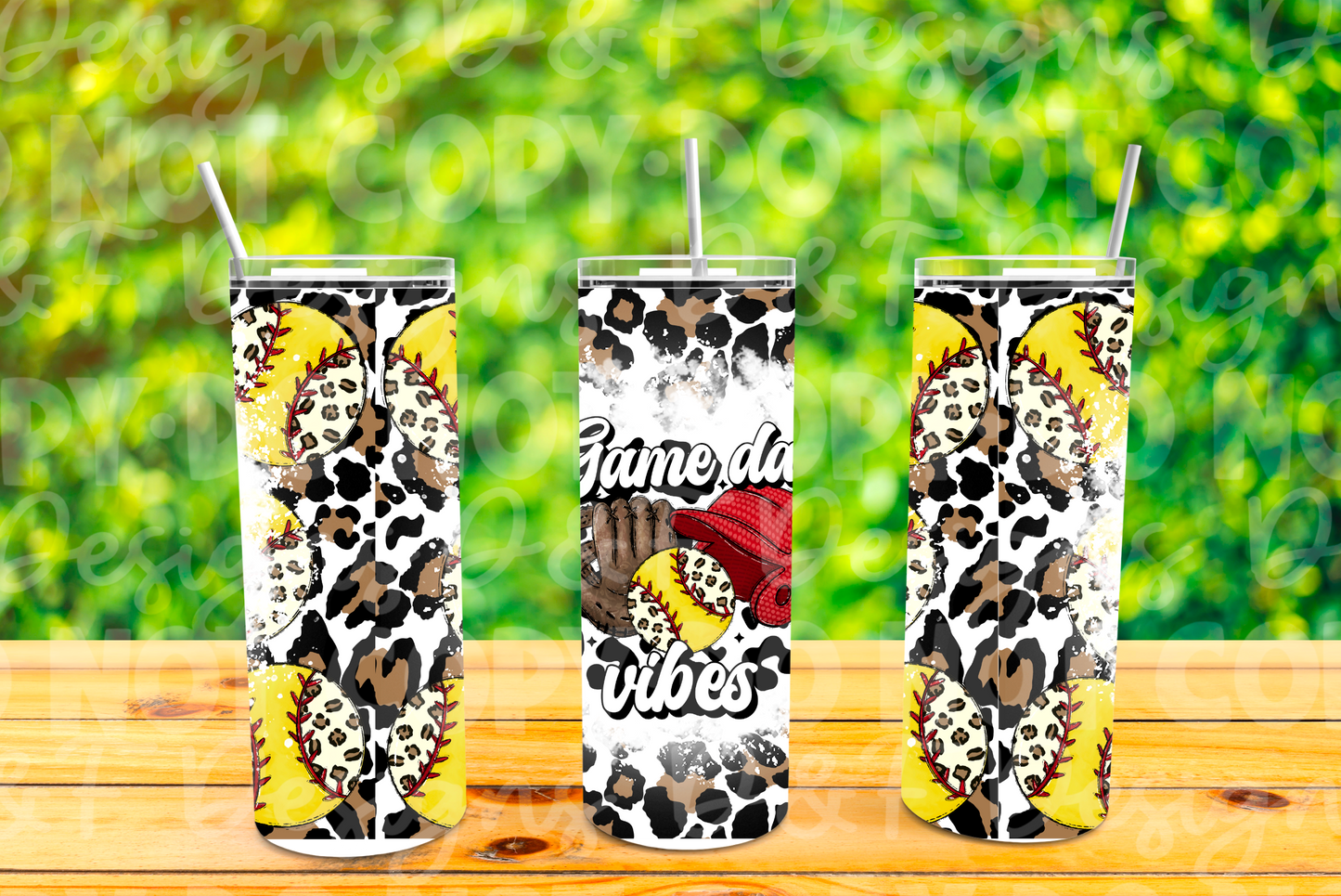 Game Day Vibes (Softball) Sublimation Tumbler
