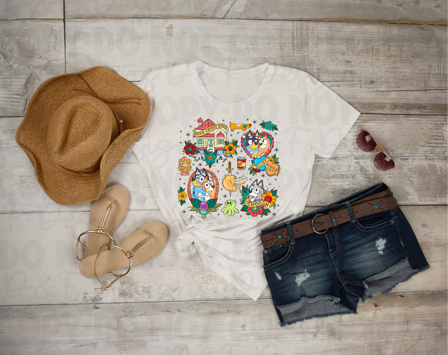 Heeler Family Tattoo Shirt