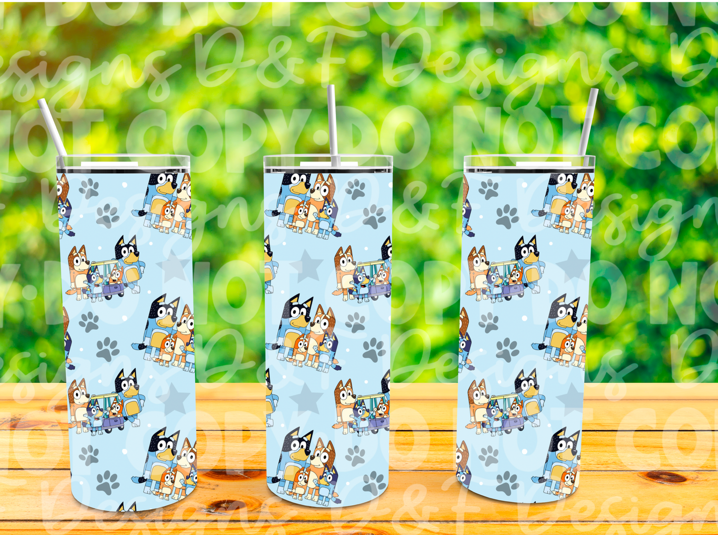 Heeler Family Sublimation Tumbler