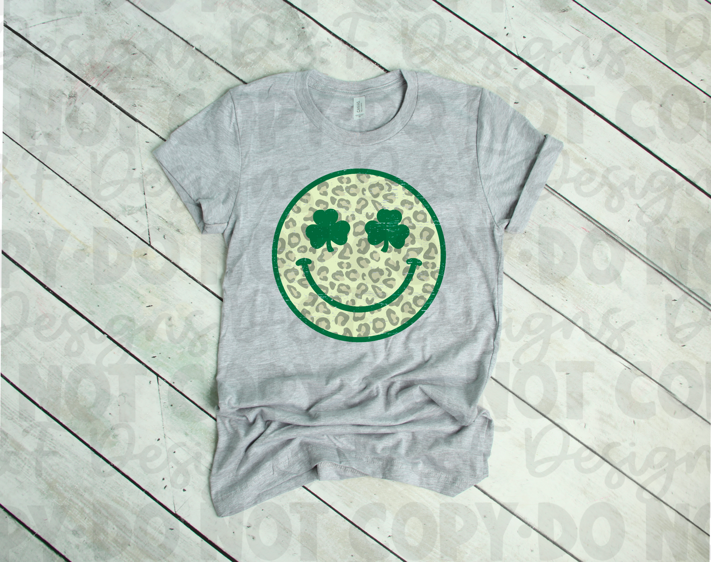 Shamrock Smiley Face Shirt