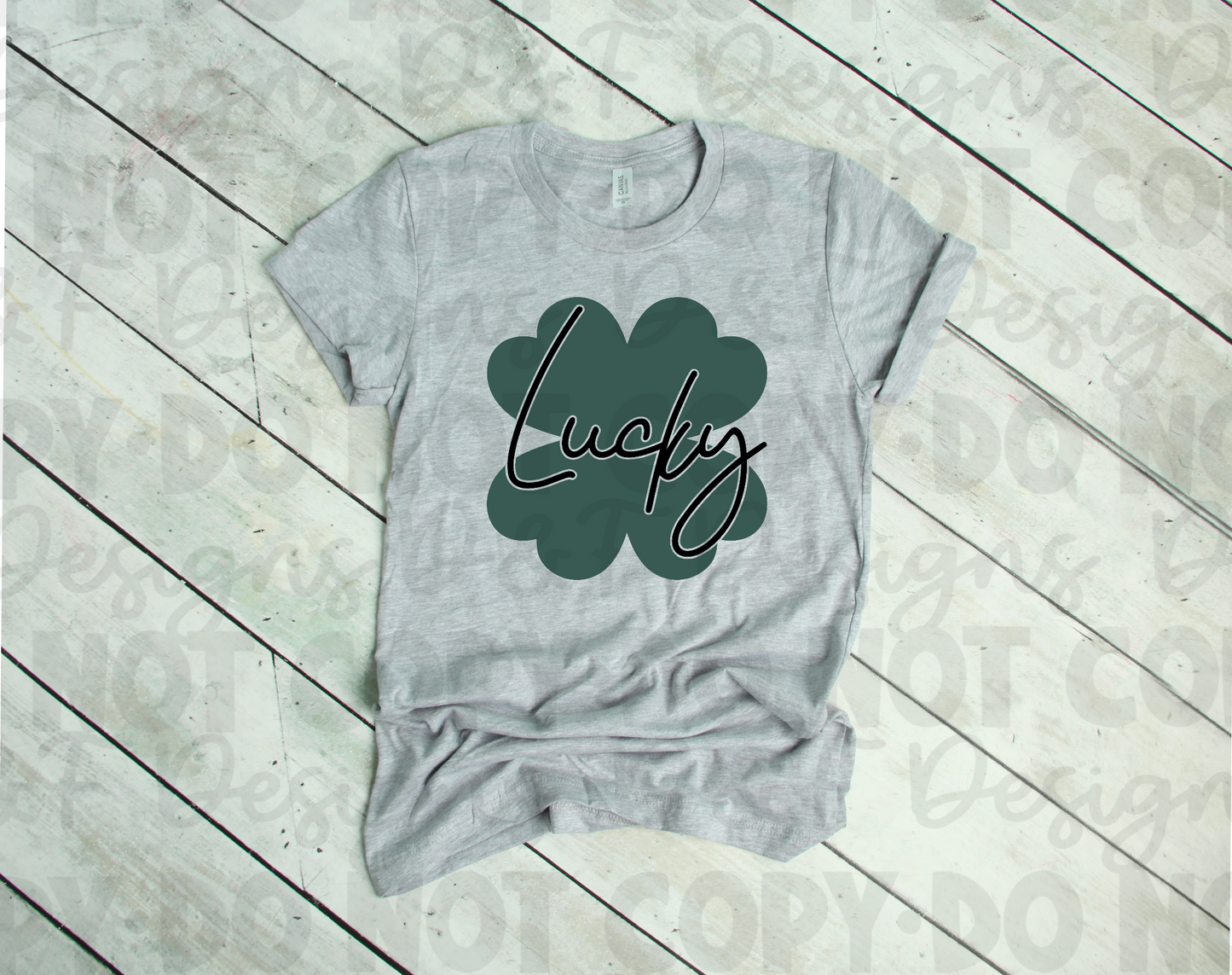 Lucky with Shamrock Shirt