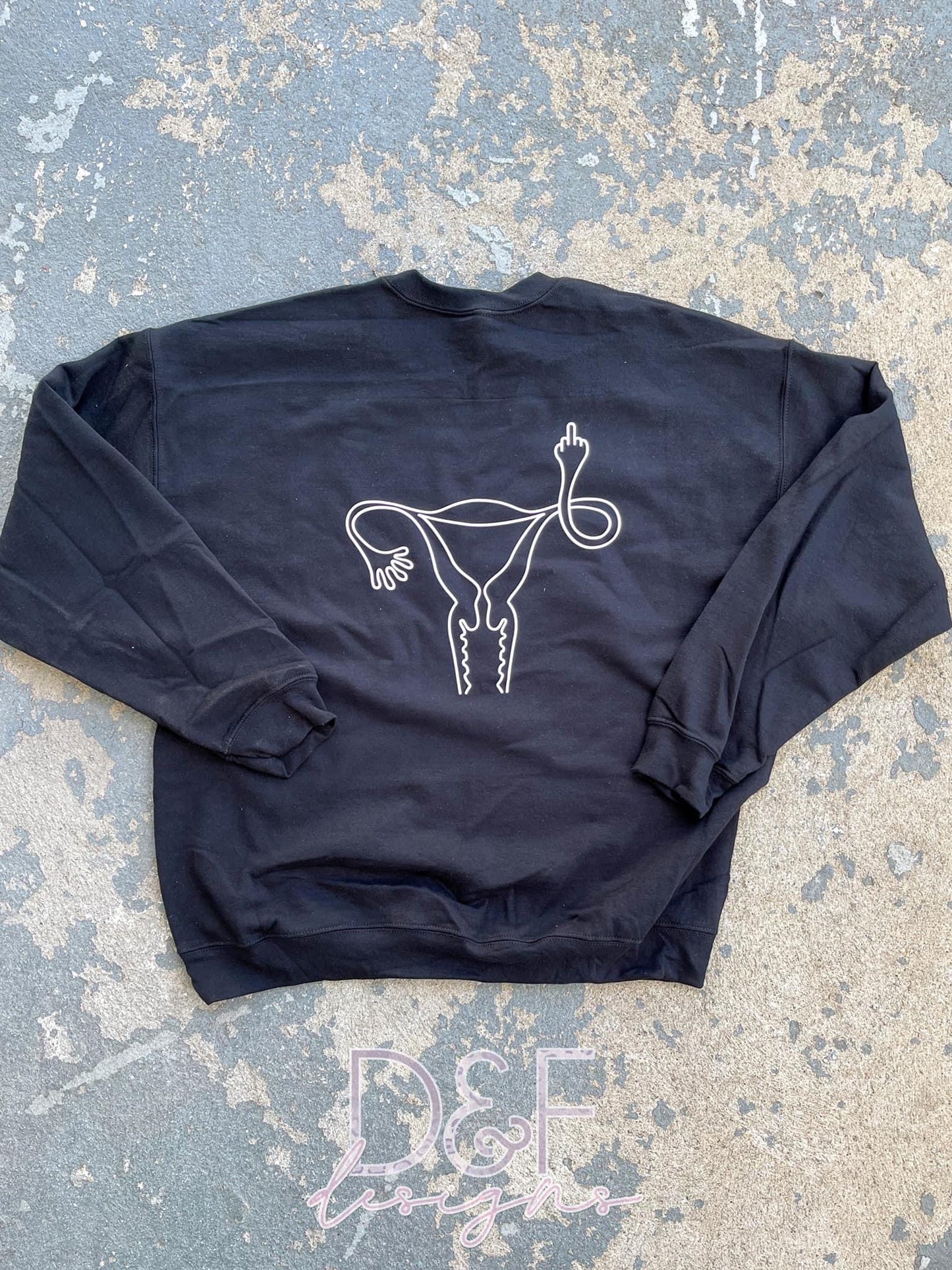 Middle Finger Uterus T-Shirt