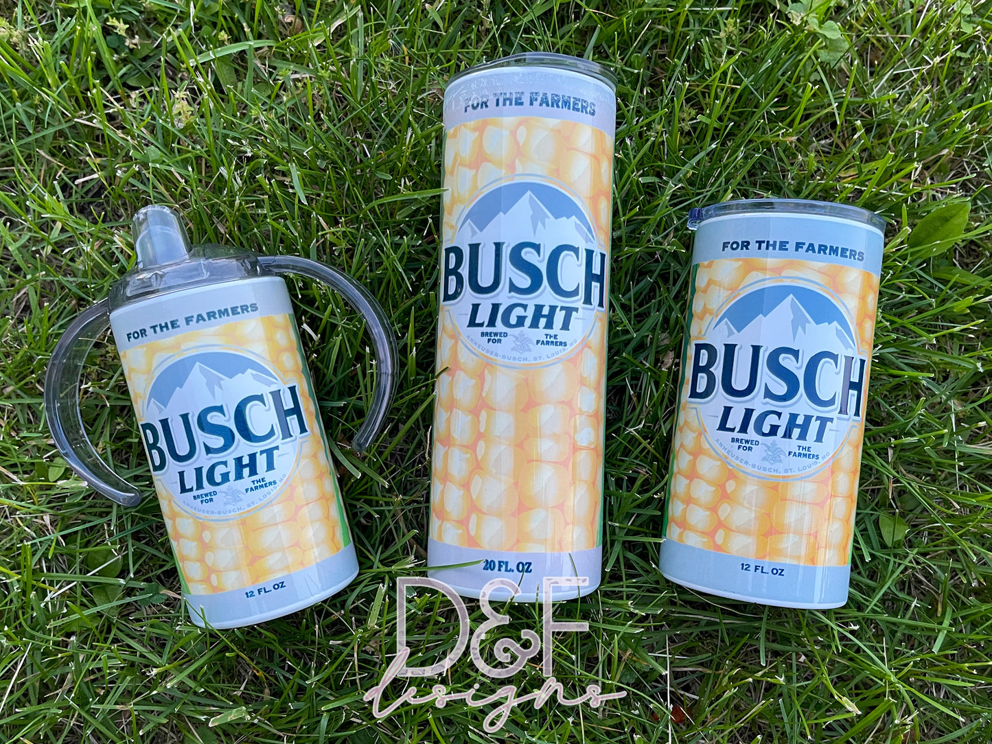 Busch Light Corn Design Tumbler