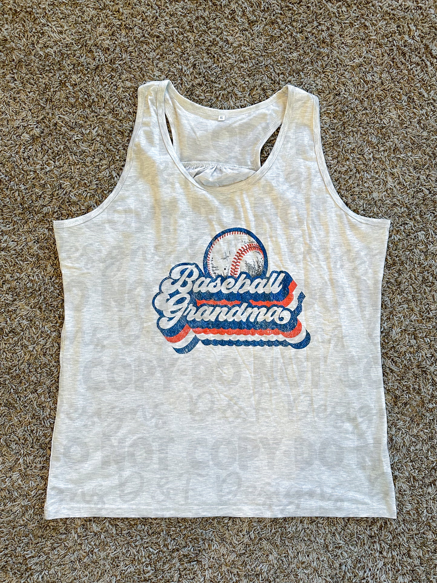 Baseball Family Member Tank Top