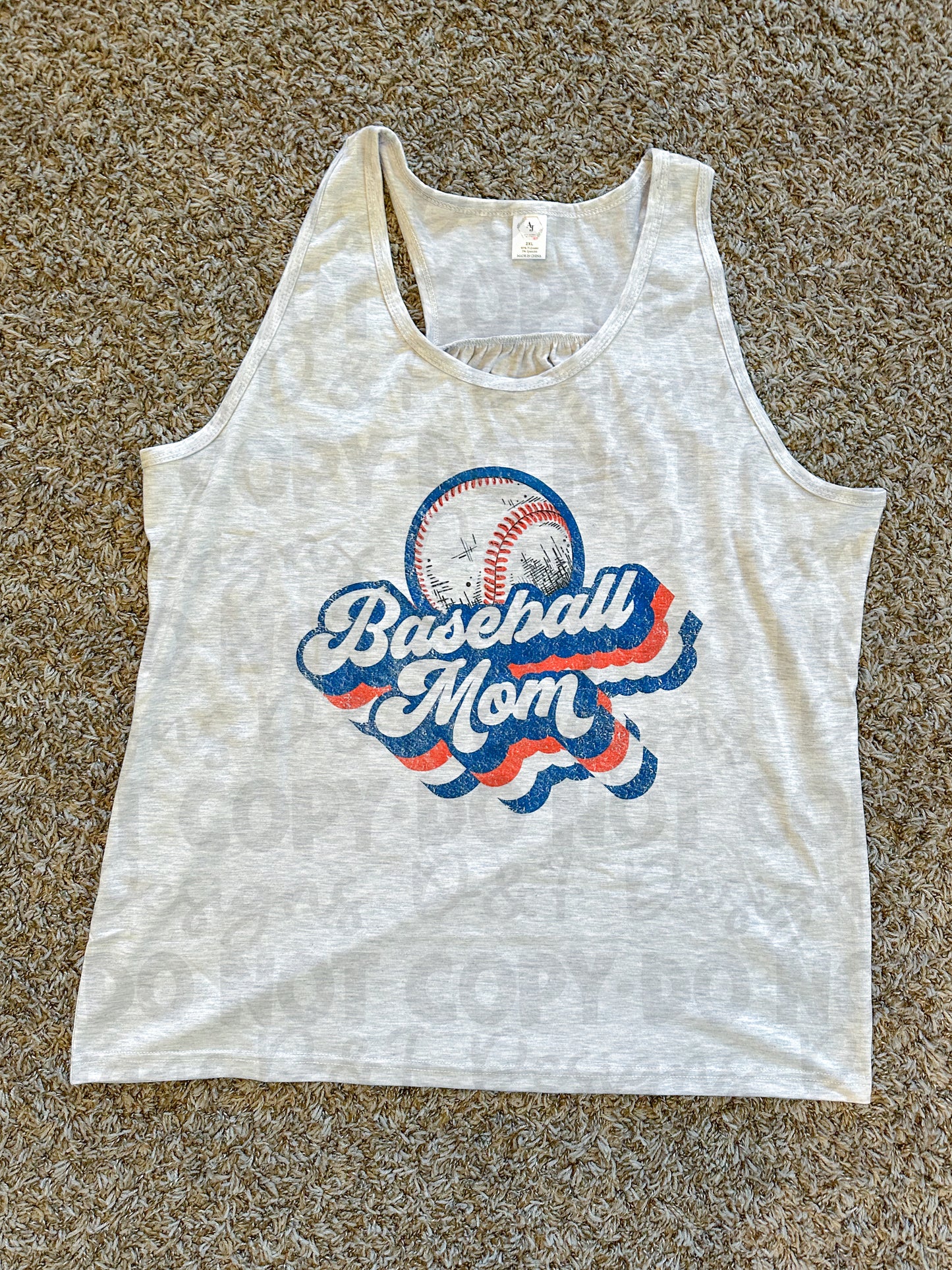 Baseball Family Member Tank Top