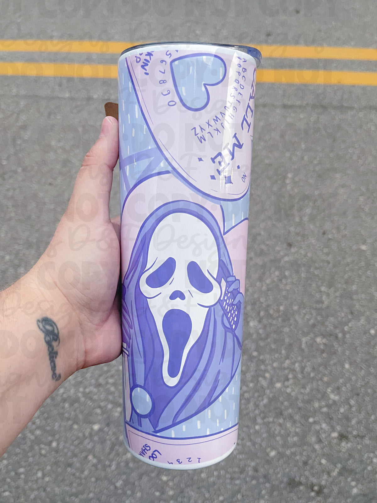 Pastel Ghost Sublimation Tumbler
