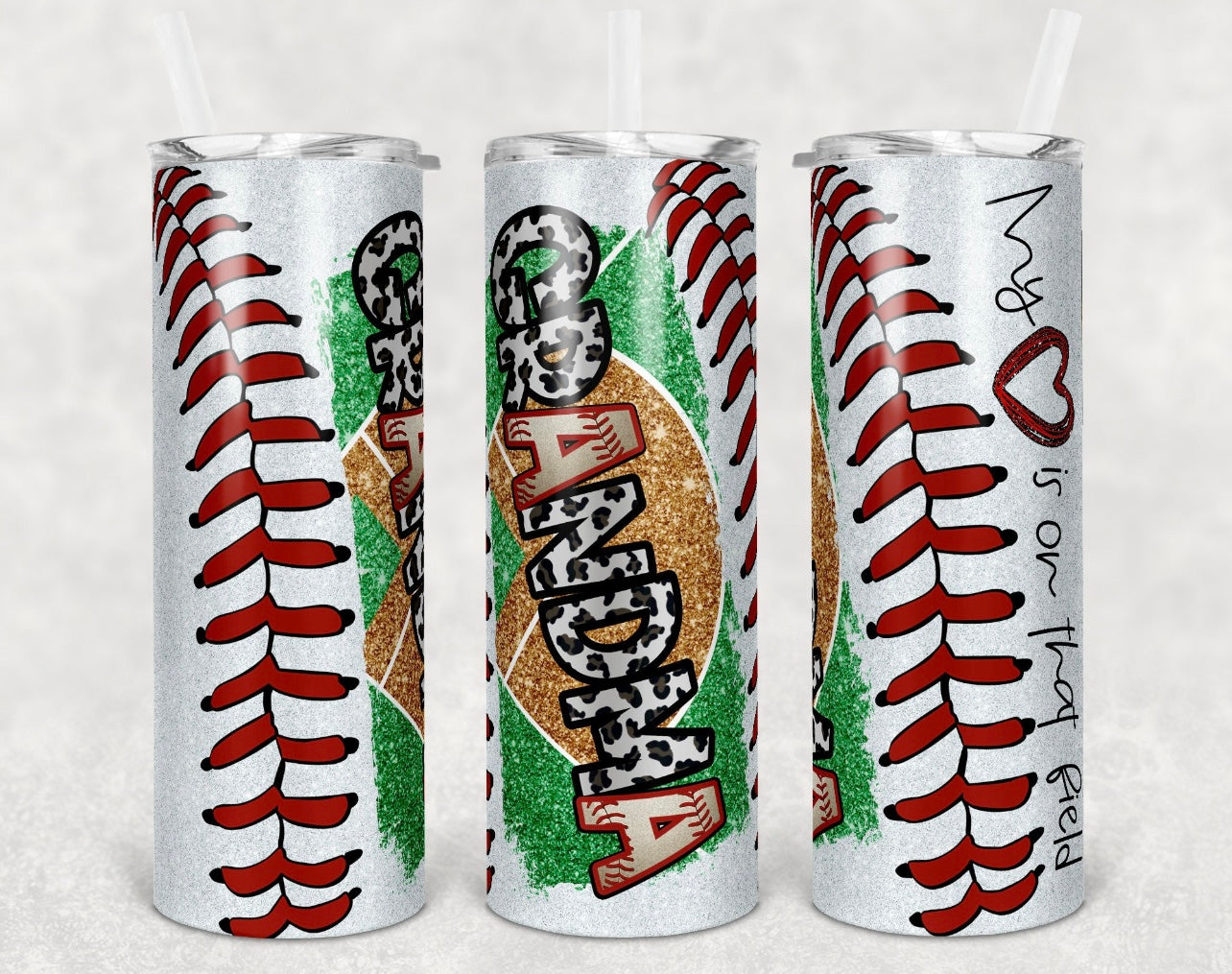 Grandma Baseball Tumbler
