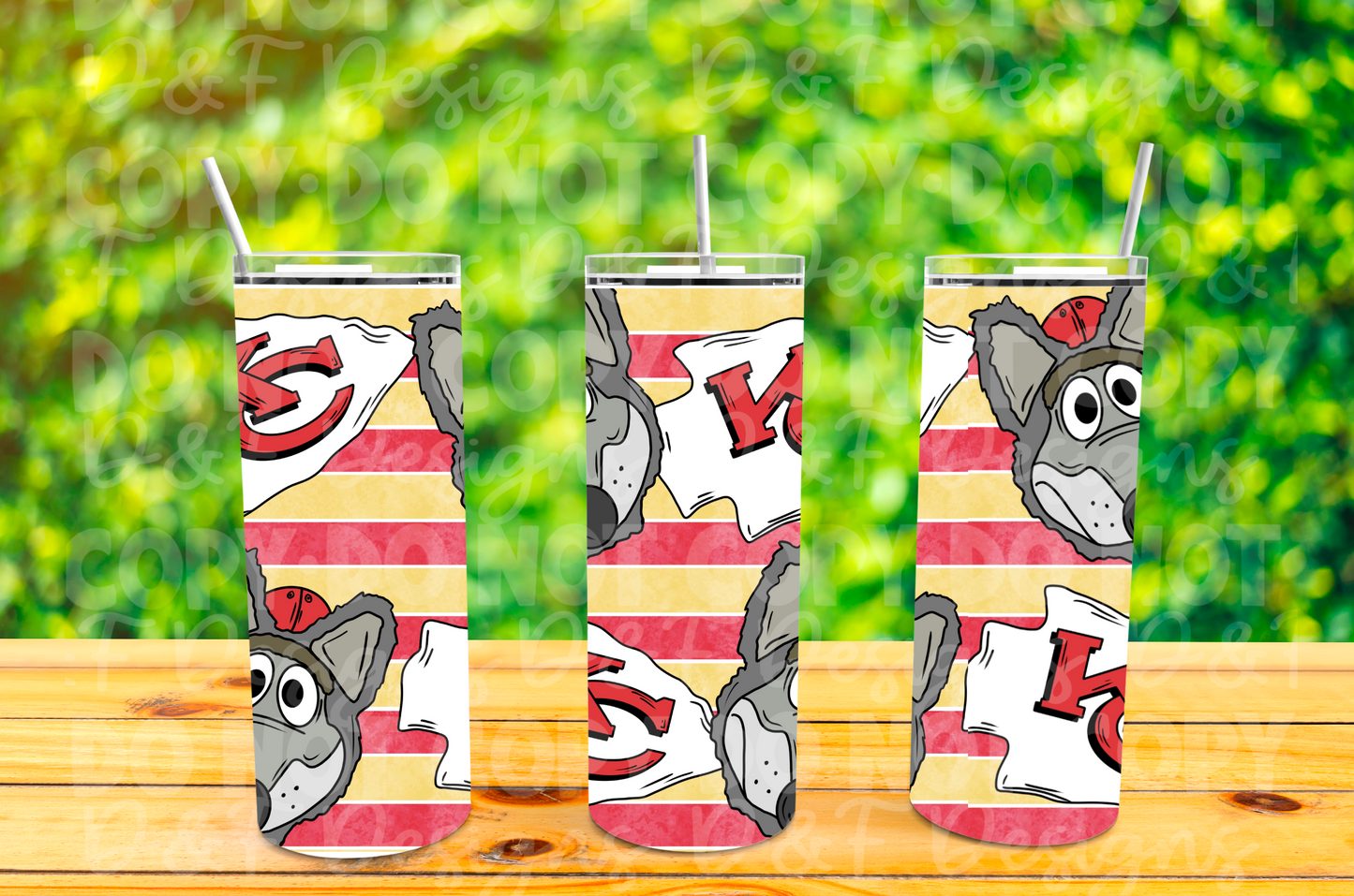 KC Wolf Sublimation Tumbler