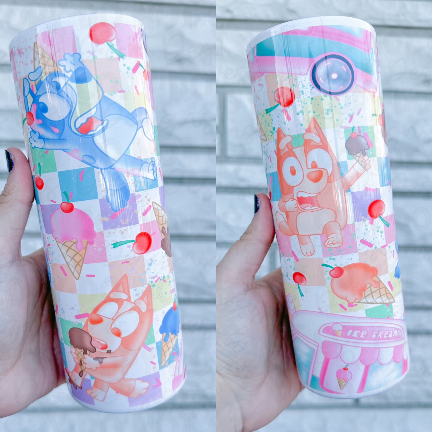 I Scream, You Scream, We all Scream for Ice Cream Sublimation Tumbler!