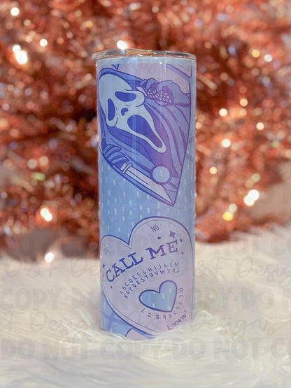 Pastel Ghost Sublimation Tumbler