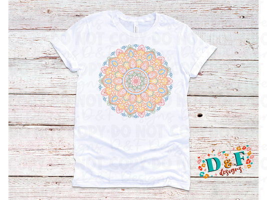 Subtle FDT mandala Full Color Design Shirt