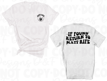 Rife Life Skeleton Hand Pocket Tee