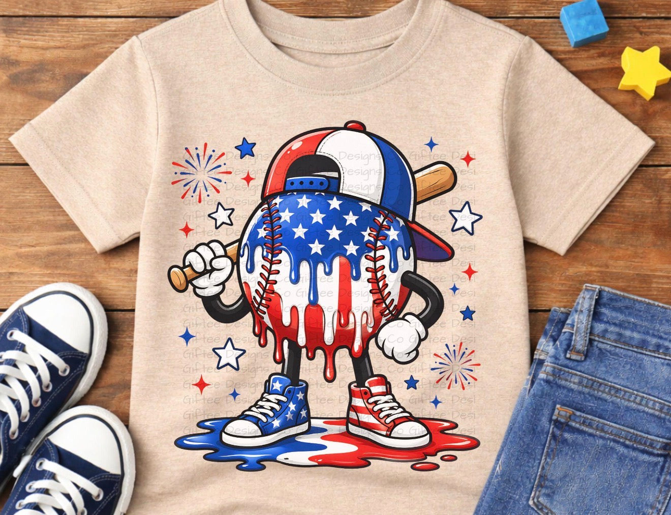 USA Baseball Tee