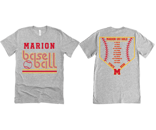 Marion 12U  Gold State Shirt
