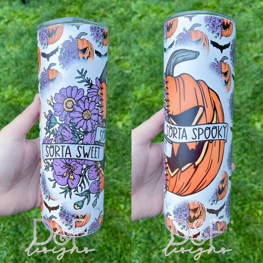 Sorta Sweet-Sorta Spooky Sublimation Tumbler