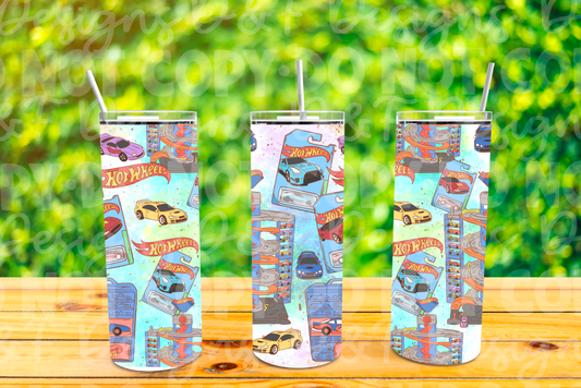 Hot Wheels Sublimation Tumbler