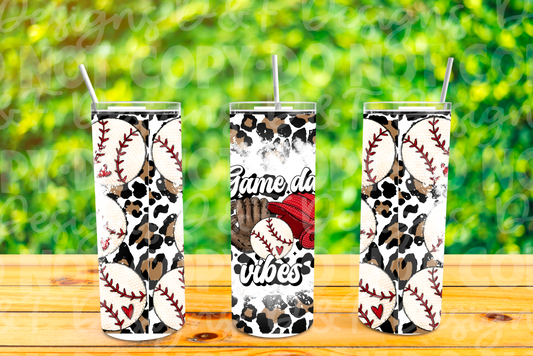 Game Day Vibes Sublimation Tumbler