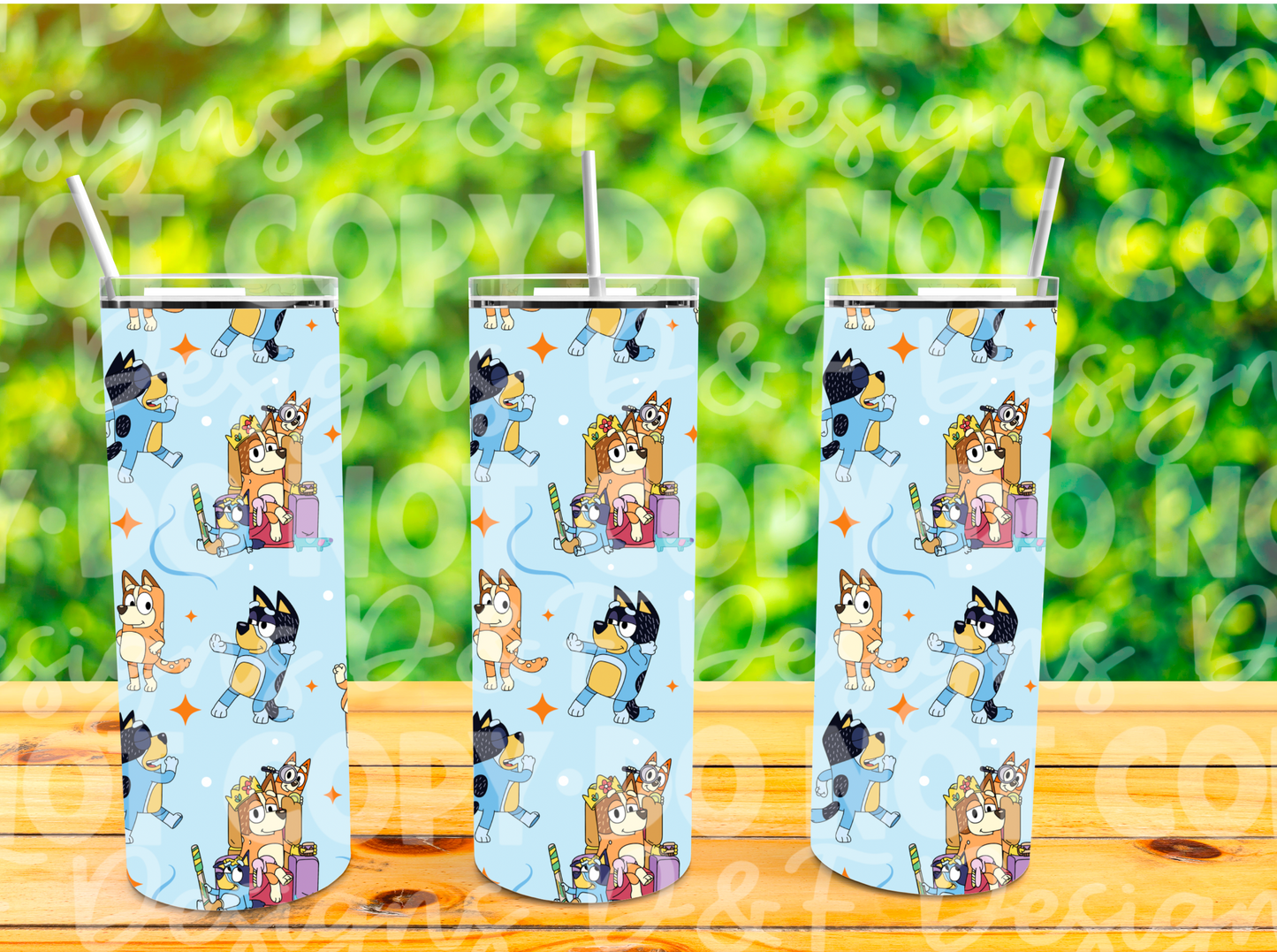 Heeler Family Silly Sublimation Tumbler