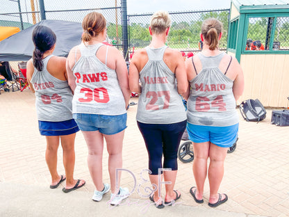 Baseball Family Member Tank Top